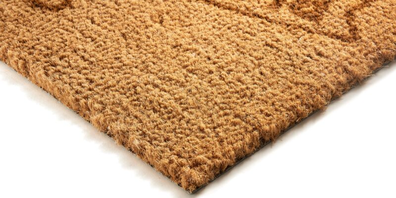 Coir mat edge