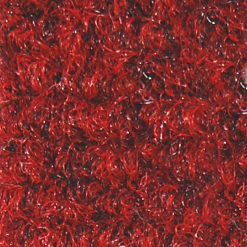 Red brush matting