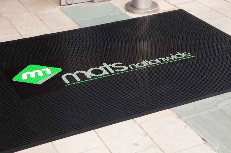 Rubber Outdoor Scraper Logo Mats