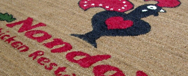 Coir logo mats 