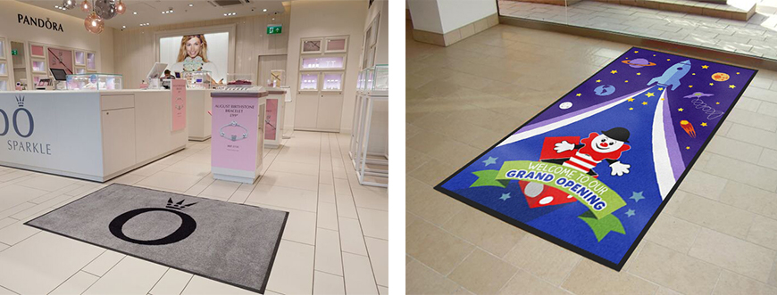 Shop Entrance logo mats 