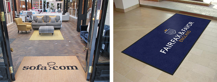 Shop Entrance log mats 