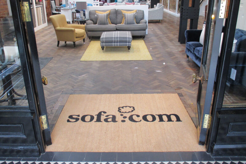 sofa.com Coir Logo Mat in Mat Well