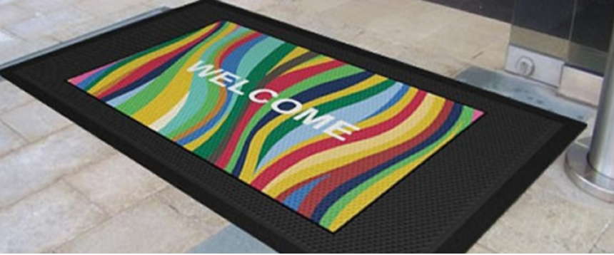 Outdoor Rubber logo mats 