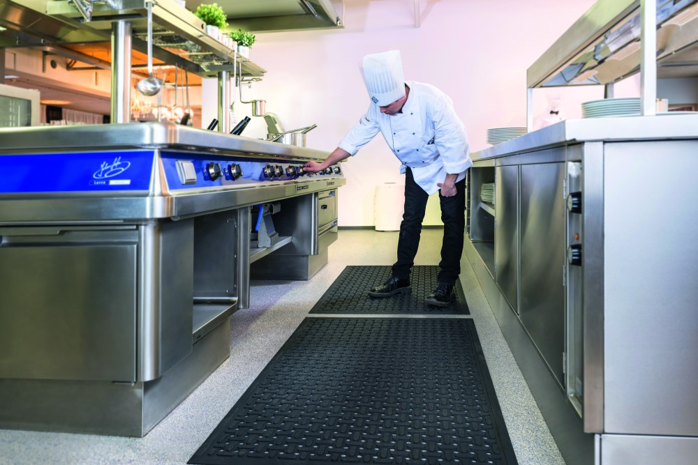 Rubber mat for kitchen floor deals