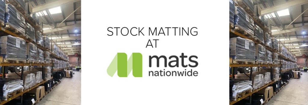 Stock matting at Mats Nationwide warehouse